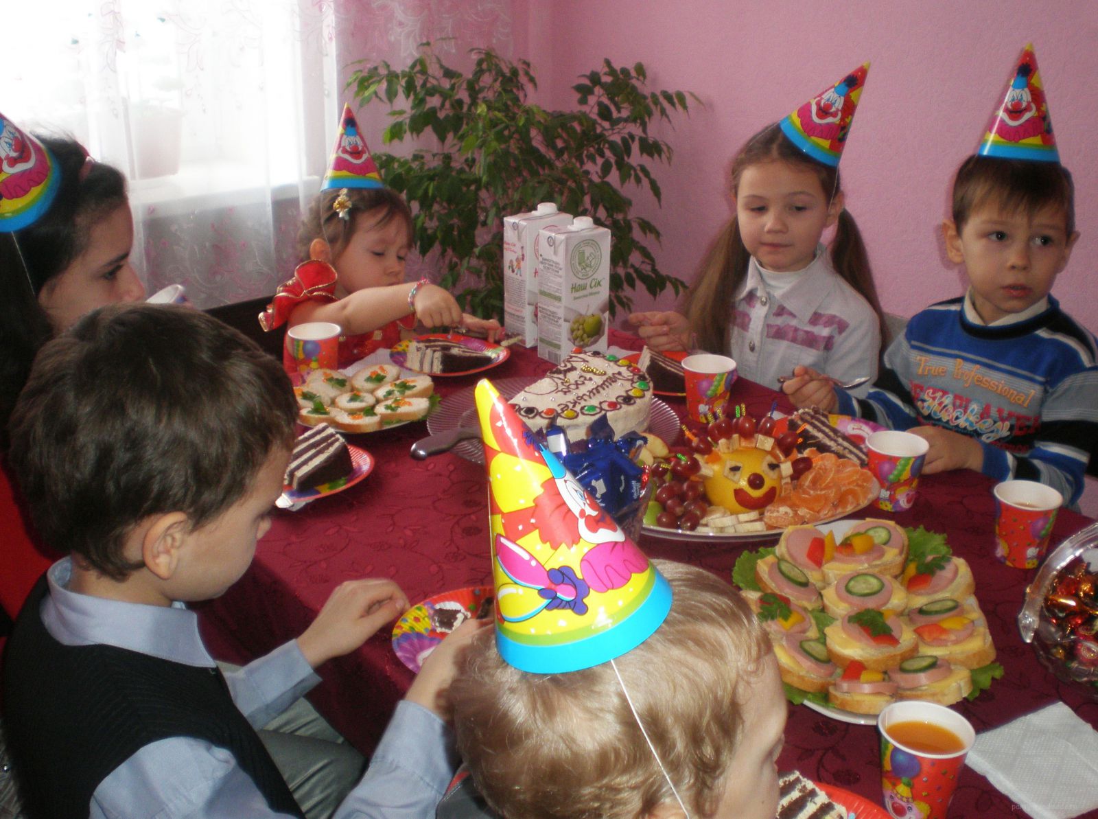 день рождения ребенка 7 лет дома